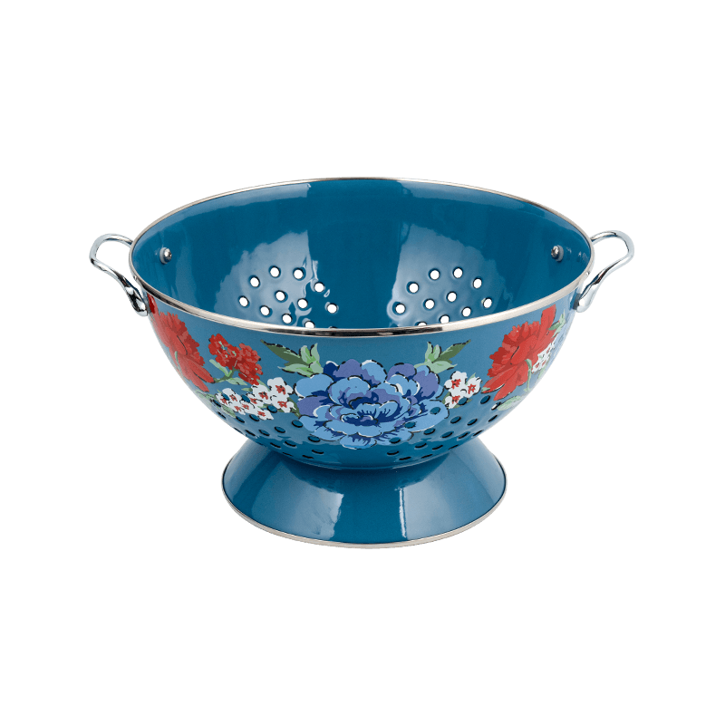 Винтажная эмалевая корзина фруктов Винтажная эмалевая корзина фруктов