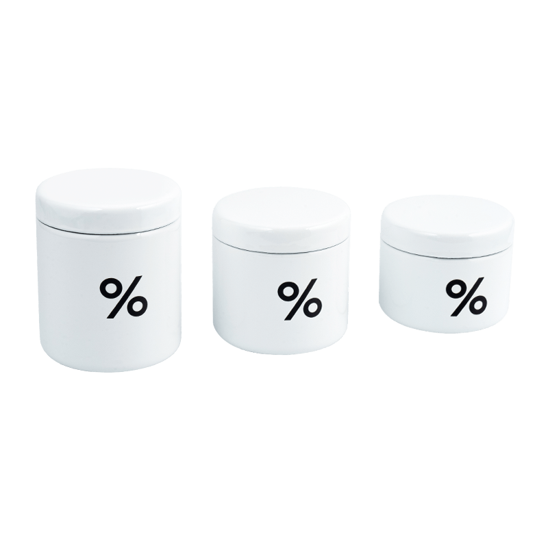 Эмалевая кофейная банка