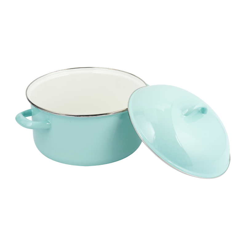 801D Эмаль с двойной ручкой Straight Stockpot