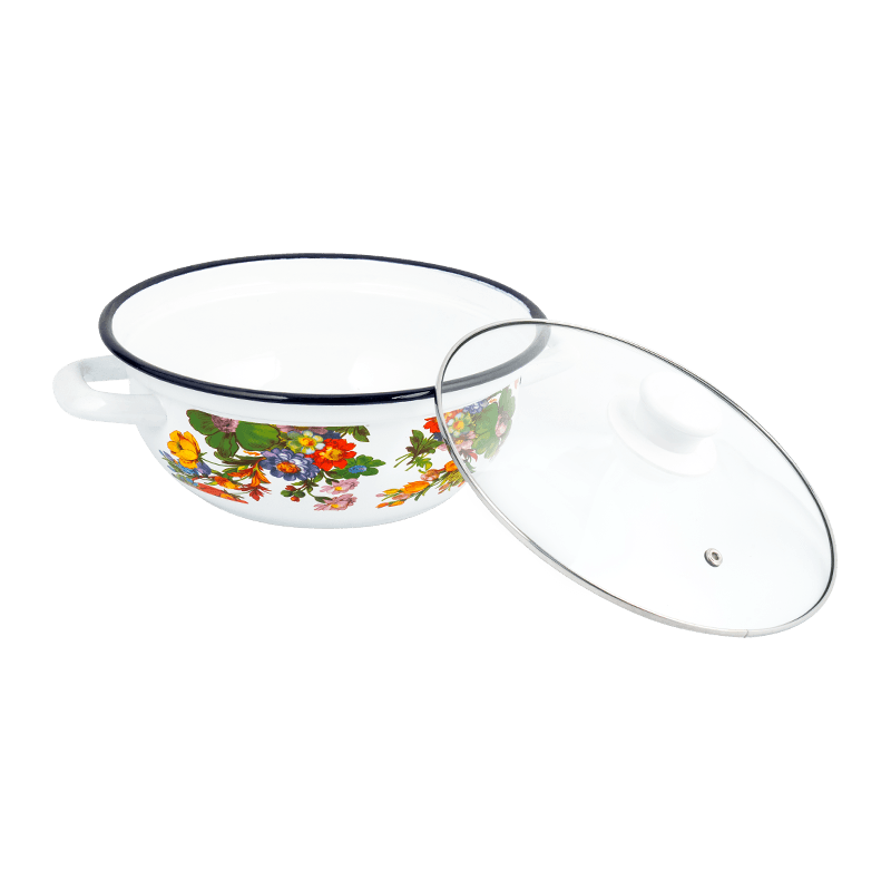 406D Эмали из нержавеющей стали круглый обод.