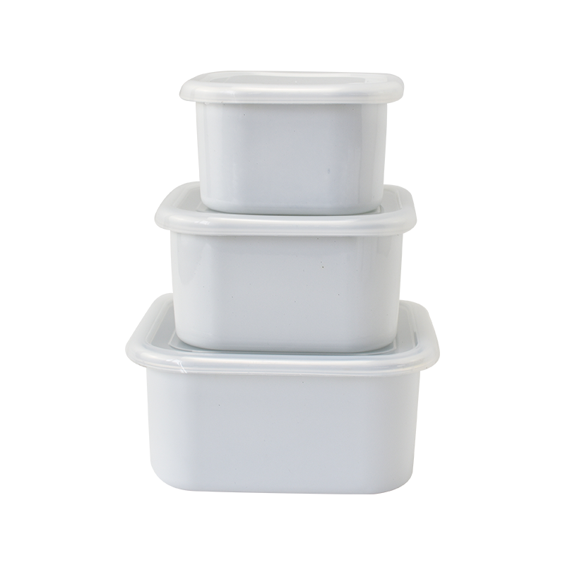 Эмалевая квадратная ледяная чаша