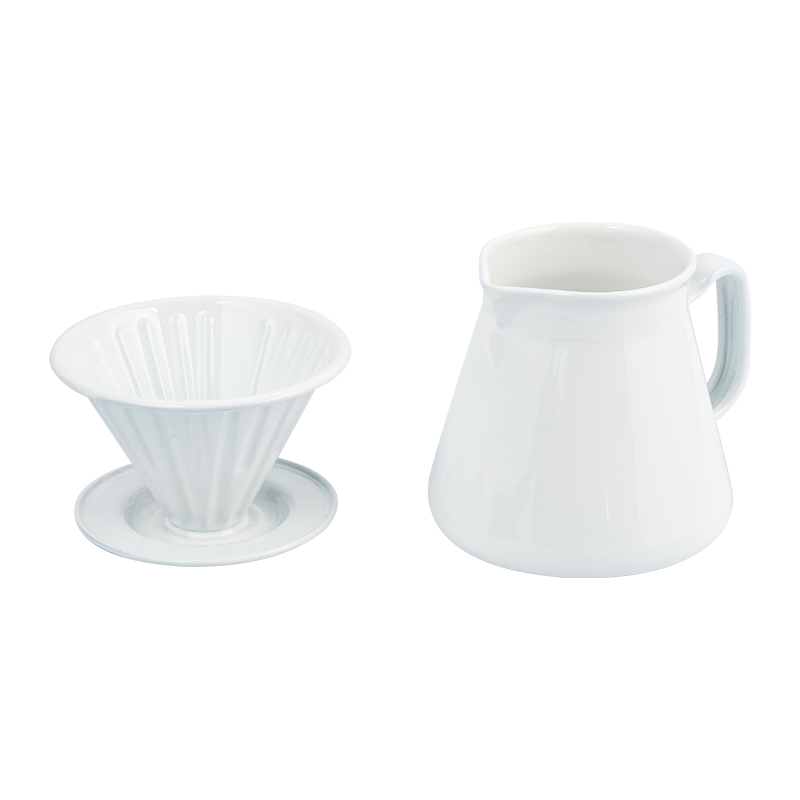 Эмалевой кофейный комплект